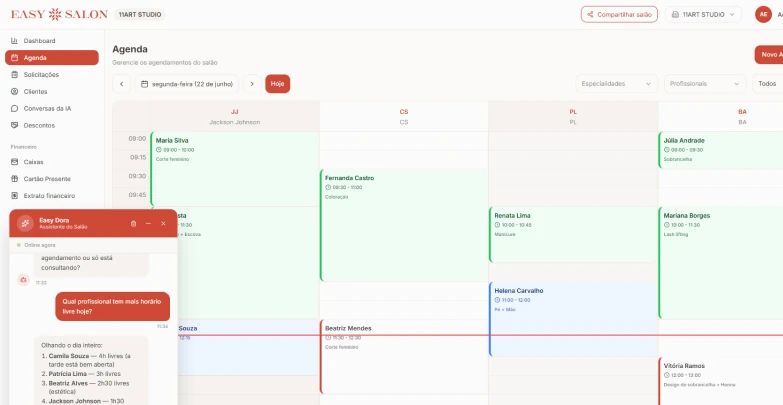 Organizamos sua agenda